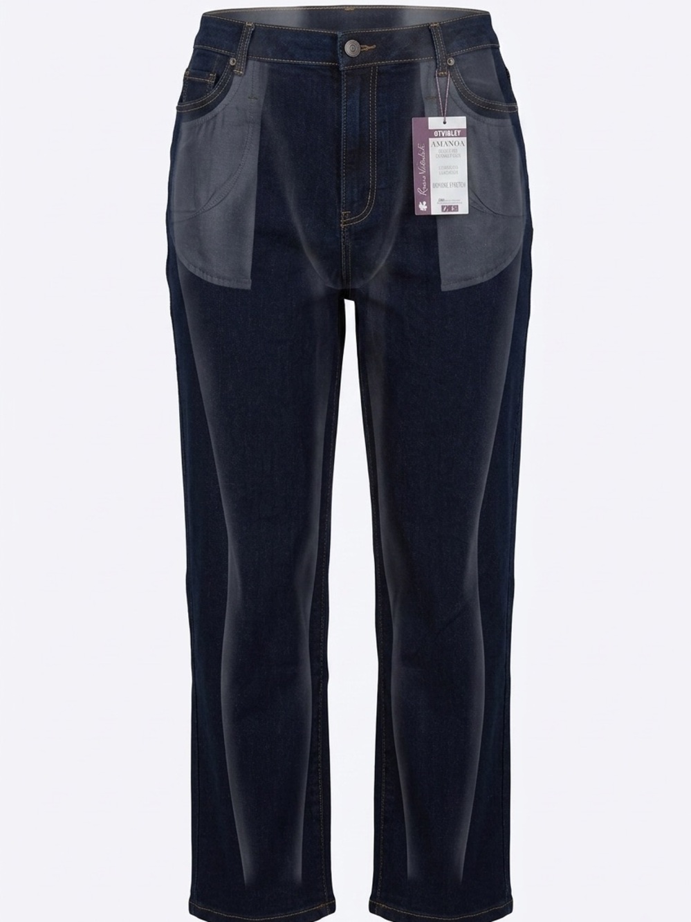 Gloria Vanderbilt Dark Blue Straight Leg Jeans
